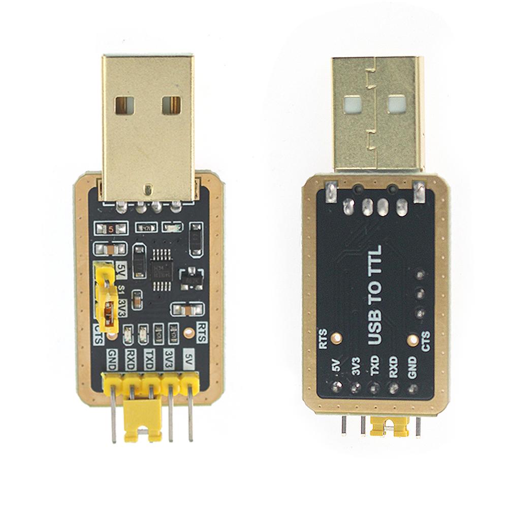 1set CH340E USB to TTL Converter Module 3.3V 5V USB Serial Port Modules with STC Download Line for Arduino
