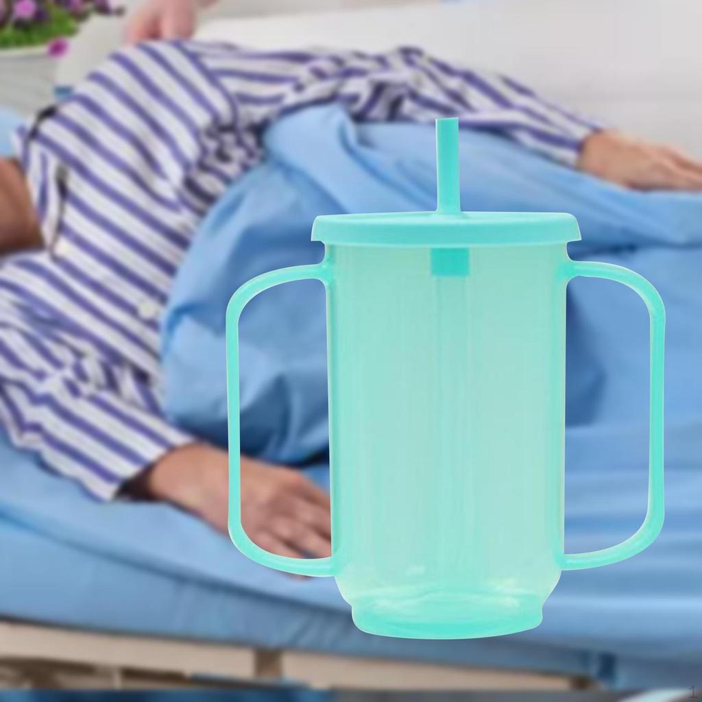 Elderly Nursing Cup Drinking Aid Father Day Gift 350ml Handicap for Disabled Maternity Dad