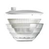 CHERRY TERRACE Allround Bowls Salad Spinner Vegetable Glass Convenient Kitchen Microwave Made In Japan Set, Drainer, Heat-Resistant Bowl, Tool, Safe,