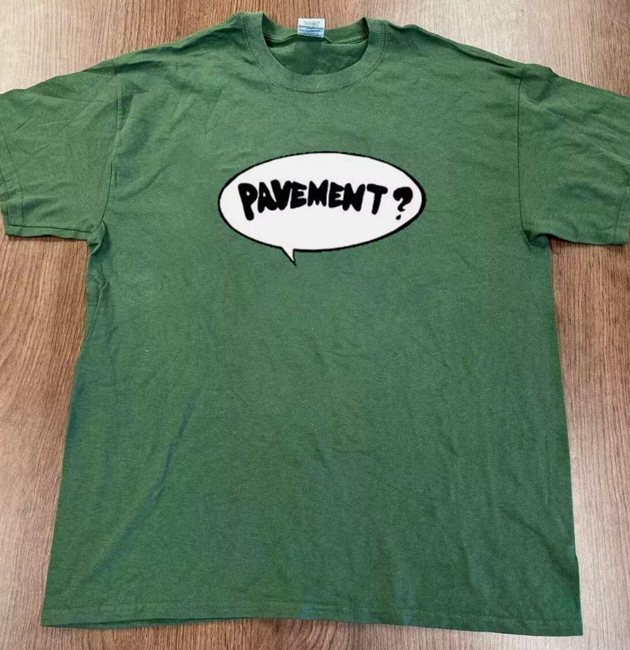 Футболка унисекс с логотипом группы Pavement 90-х, классический зеленый, все размеры XL