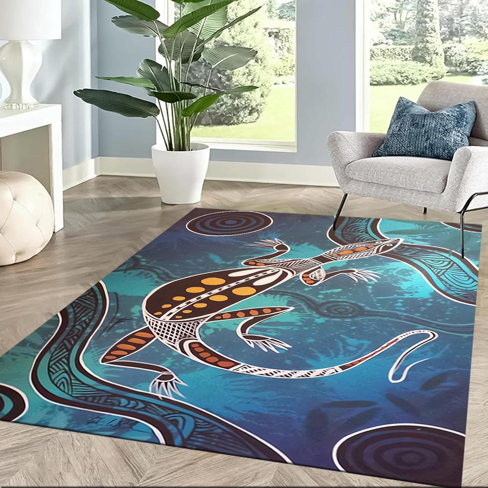 African Wildlife Celebration Floor Mats for Living Room, Bedroom and Room Decoration Are Suitable for Gifts.