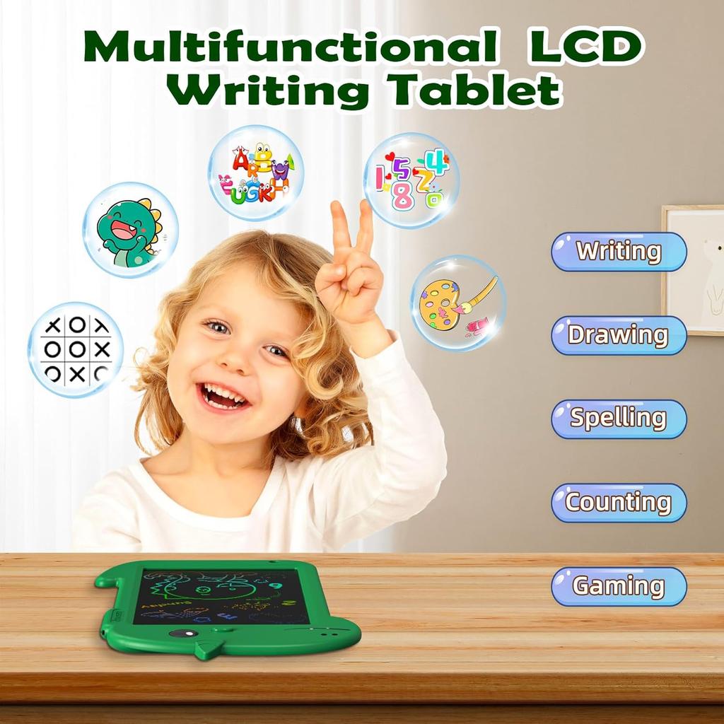 LCD Writing Tablet for Kids 8.8 Inch Toddler Toys for 3 4 5 6 7 8 Year Old Boys Girls Toys Drawing Pad Dinosaur Toys for Toddlers Doodle Board