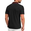 Men's Short Sleeve Polo Shirt Breathable Quick Dry Sports Casual Collared Polo Shirt for Summer Outdoor Activities