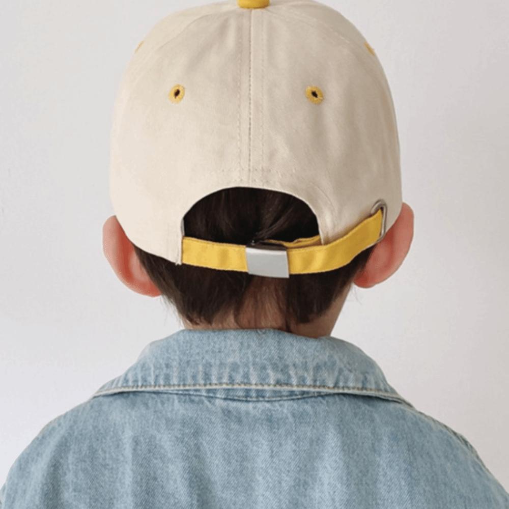 Letter Embroidery Children Baseball Caps Sun Protection Sunshade Cap New Duck Tongue Cap Outdoor