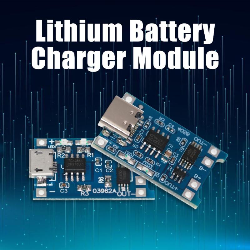 18650Lithium Battery Charging Board Support Type C/MicroUSB,Feature Overcharge,Overdischarge,Short Circuits Protections