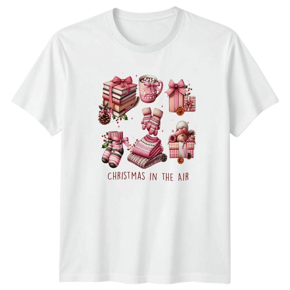 Christmas In The Air Holidays Christmas Cozy Winter Unisexs Unisexs Graphic Tee S