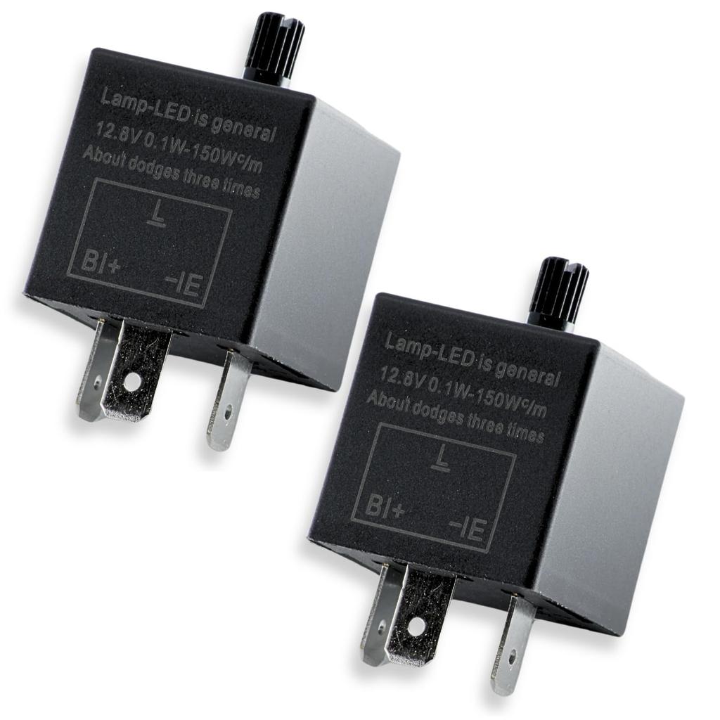UMikke IC turn signal relay 3 pin LED compatible high