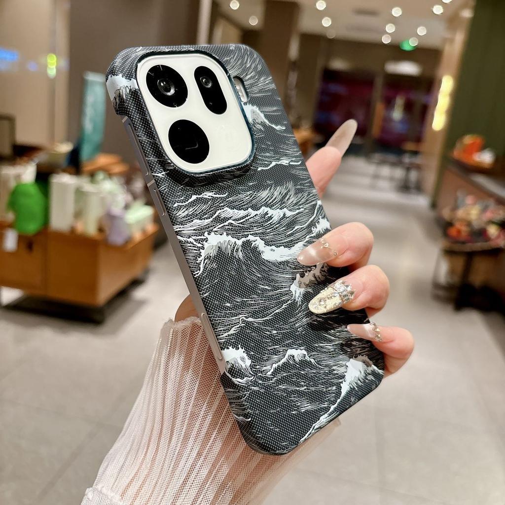 For OPPO Find X9 Pro Case Fashion Hard PC Waves Protective Back Cover Case For Find X9 Ultra X9S X8S Pro+ X8Ultra Phone Shell