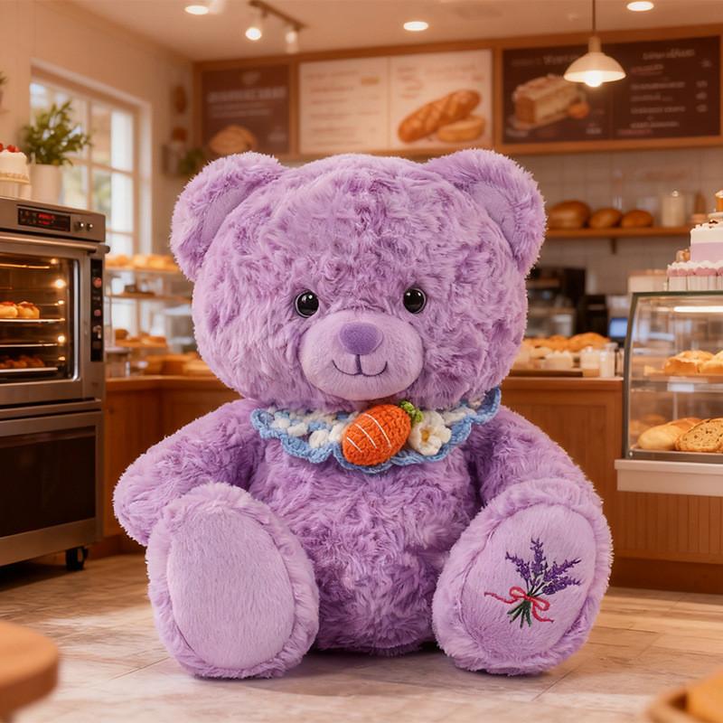 Peluche Orso Puff Abbracciabile Con Imbottitura in Cotone PP Per Bambini e Collezionisti