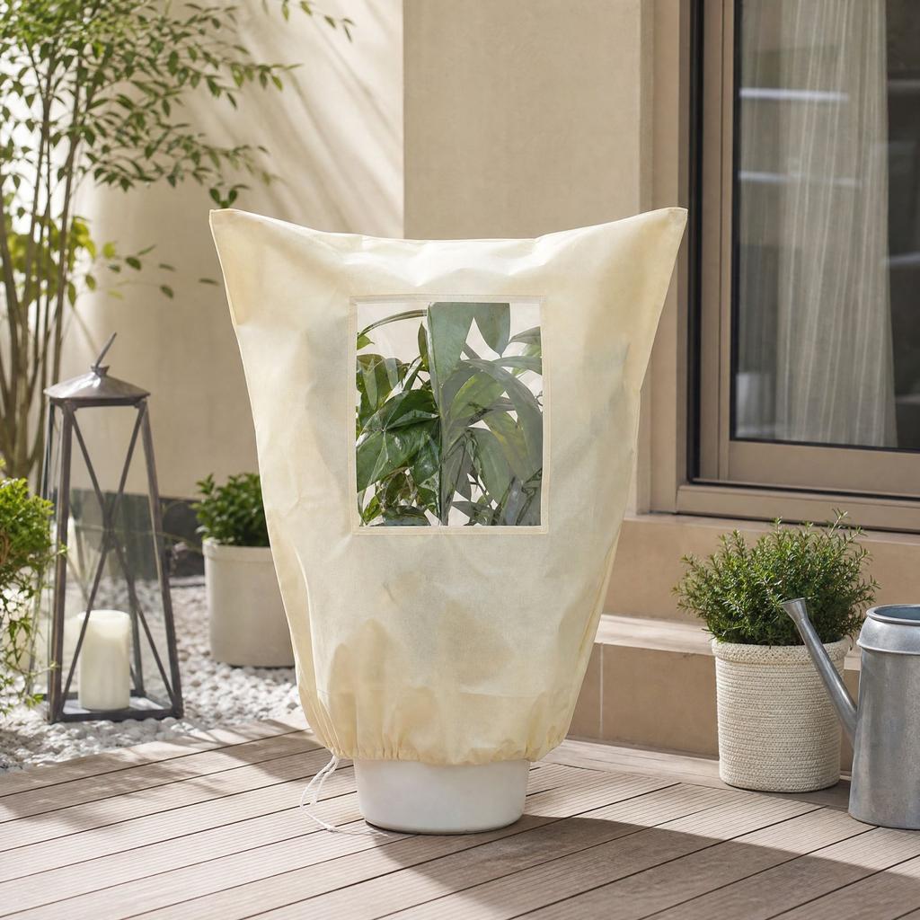 Plant Frost Cover with Clear Window and, 80 100 cm