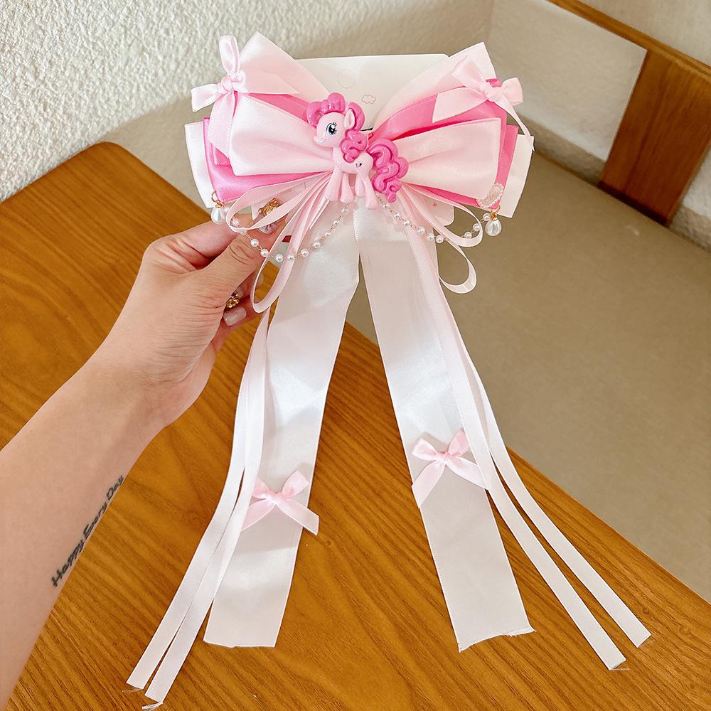 Мой маленький пони Принцесса Заколки для волос - Детские летние аксессуары с ленточным бантом