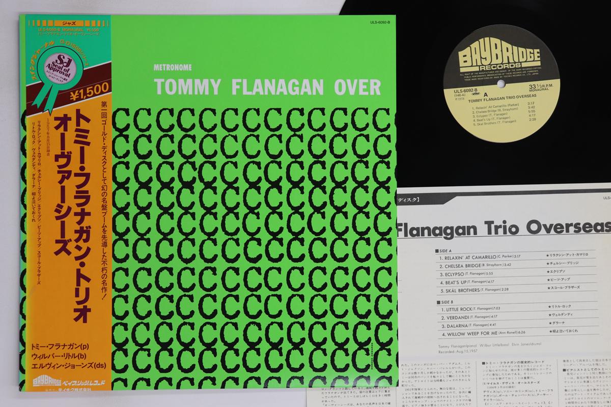 

LP Record TOMMY FLANAGAN - Overseas ULS6092B BAYBRIDGE 1978 Japan Obi Jazz Used