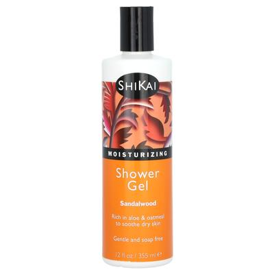 Moisturizing Shower Gel, Sandalwood, 12 Fl Oz (355 Ml)