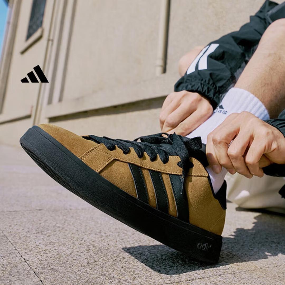 

Adidas Bread Shoes GRAND COURT BASE 00s Casual Low-top Sneakers for Men and Women Adidas KK1404 36