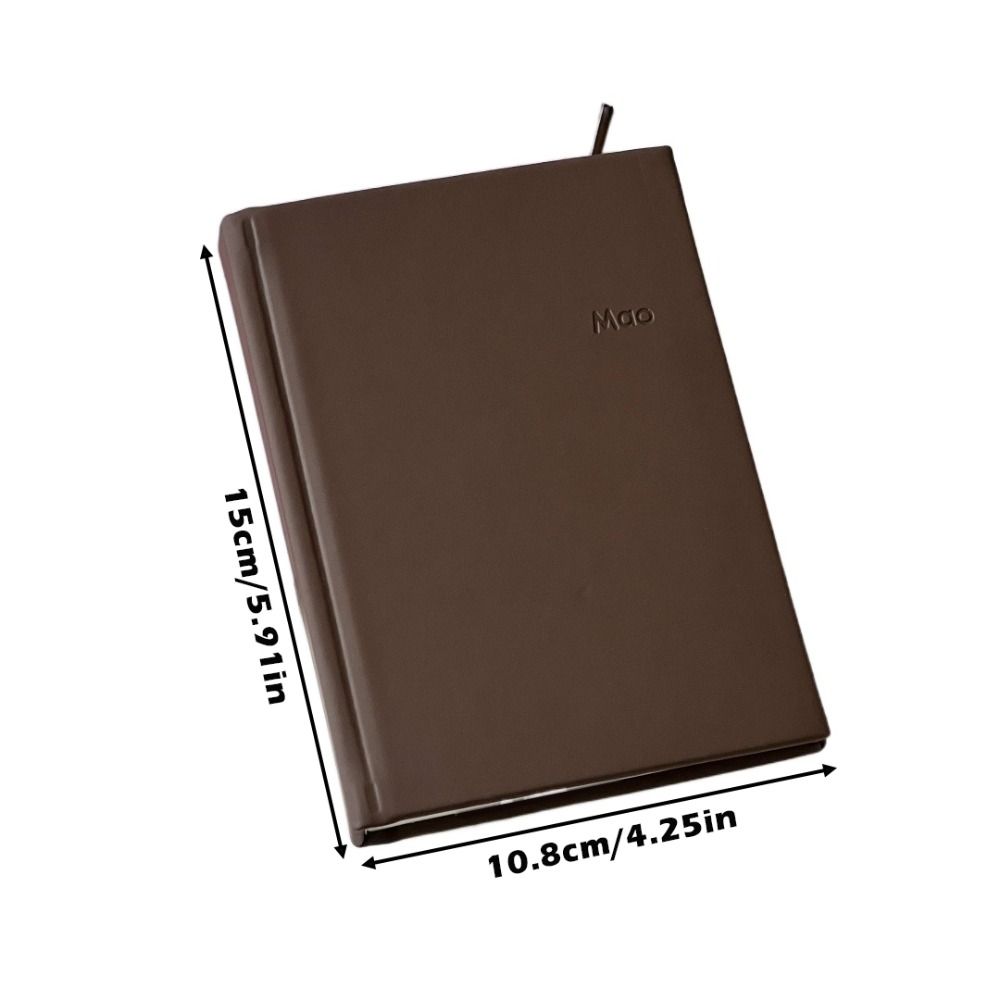 Kawaii A6 Notebook Hard Shell DIY Scrapbook Schedule Planner Book Chocolate Cover Travel Journal Gift