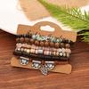 Bohemian Coconut Shell Wood Beads Beaded Soft Pottery Pearl Stone Leather Men's and Women's Bracelets Bracelets