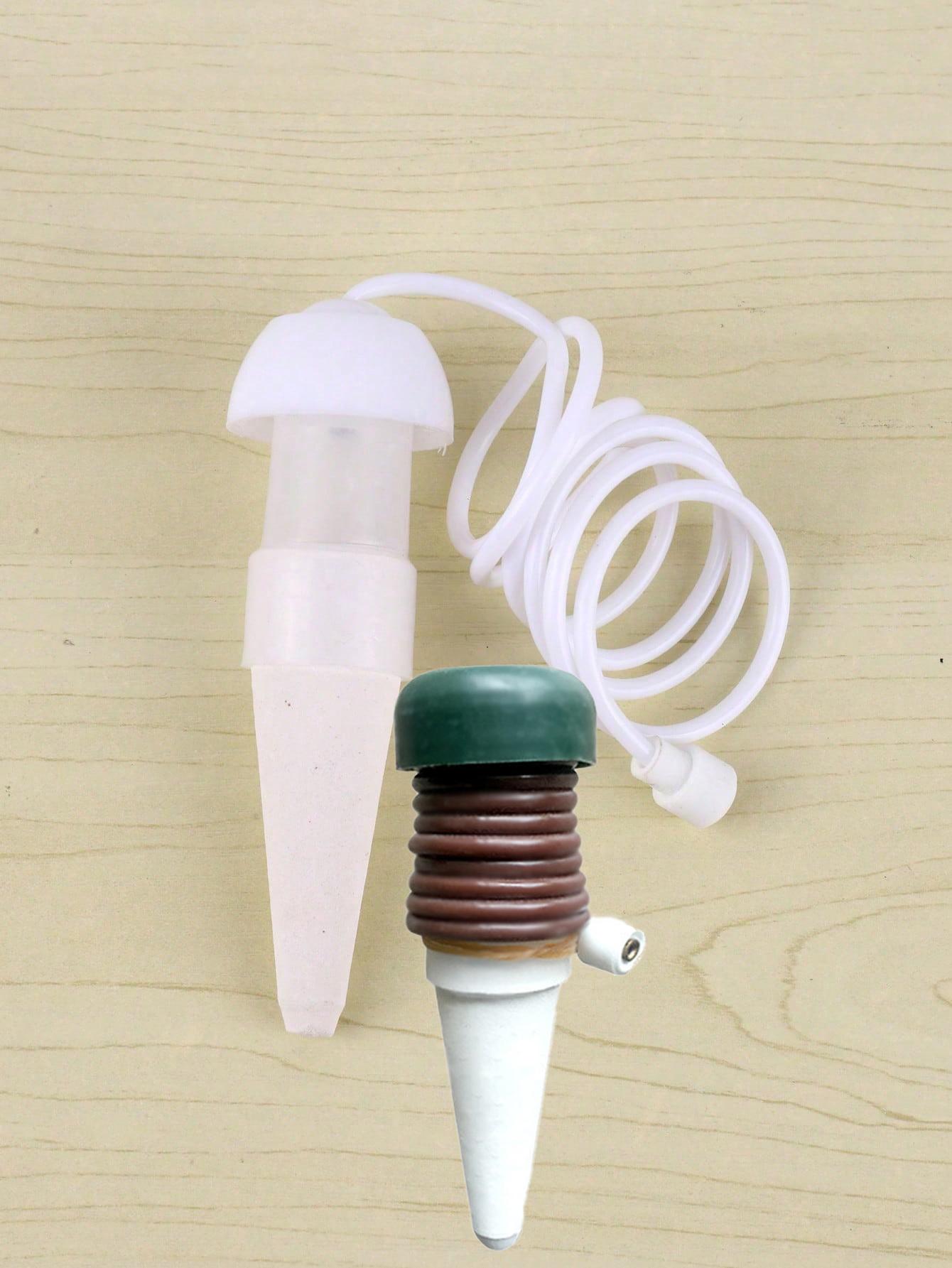 

2pcs Green Plants, Potted Plants, Automatic Dripping Device for Home Use, Bottles, Water Bottles, Water Penetrating Device