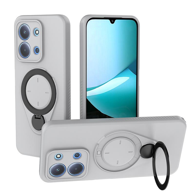 Pro Xiaomi Redmi 15C(173.16*81.07*8.2mm) Magnetický obal na telefon, měkký TPU stojánek, kryt MagSafe pro Xiaomi Redmi 15C(173.16*81.07*8.2mm)