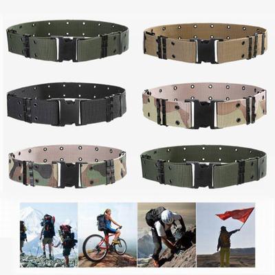 Taktischer Gürtel 5,5 cm breit Nylon gestrickte Außengürtel für Outdoor Bergsteigen Wandern Militär