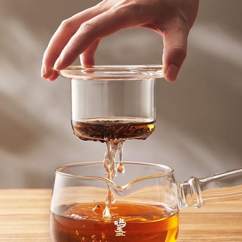 Mingzhan Glass Side-Handle Tea Pot