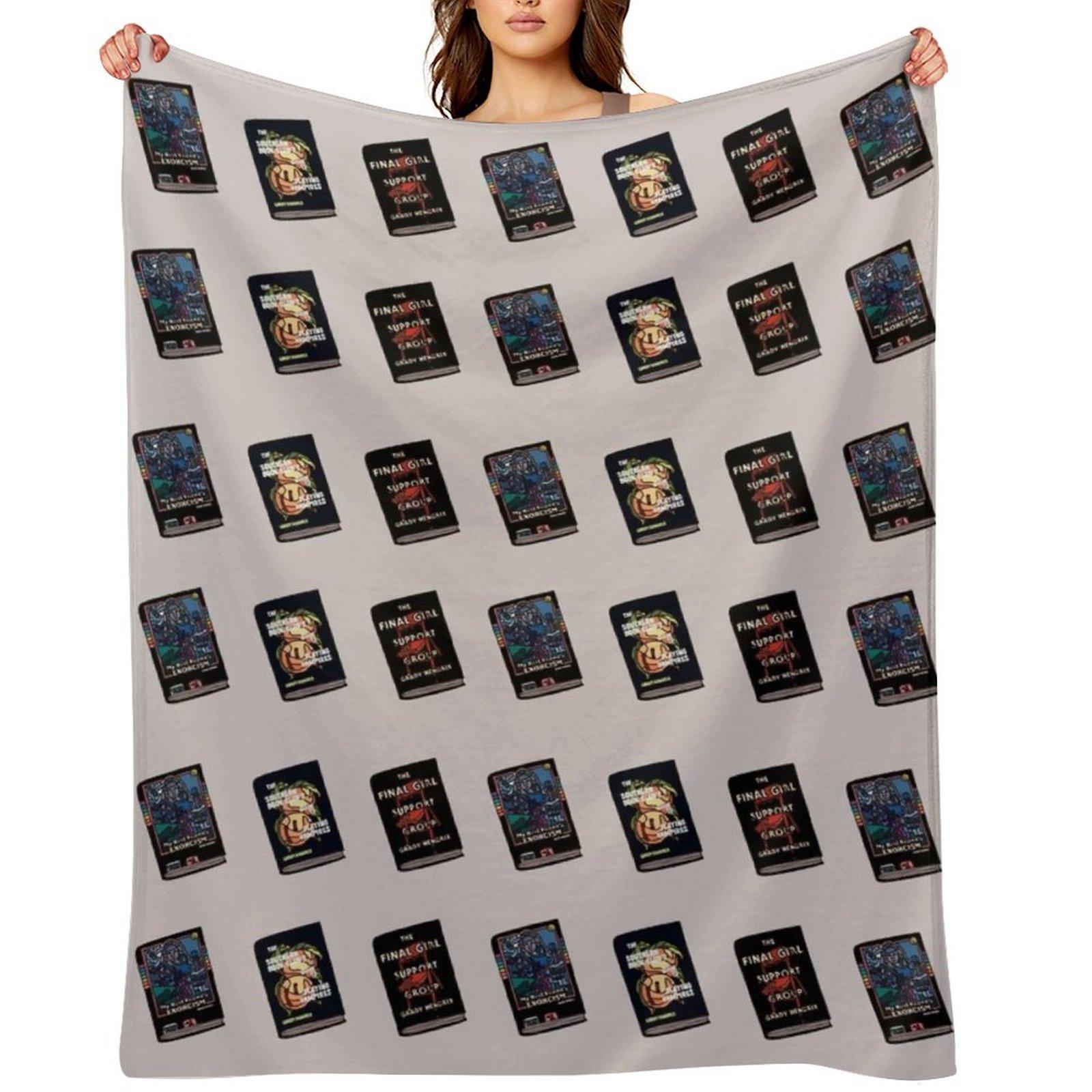 Grady Hendrix books Throw Blanket cosplay anime blankets and throws Heavy Tourist Blankets 30x40in