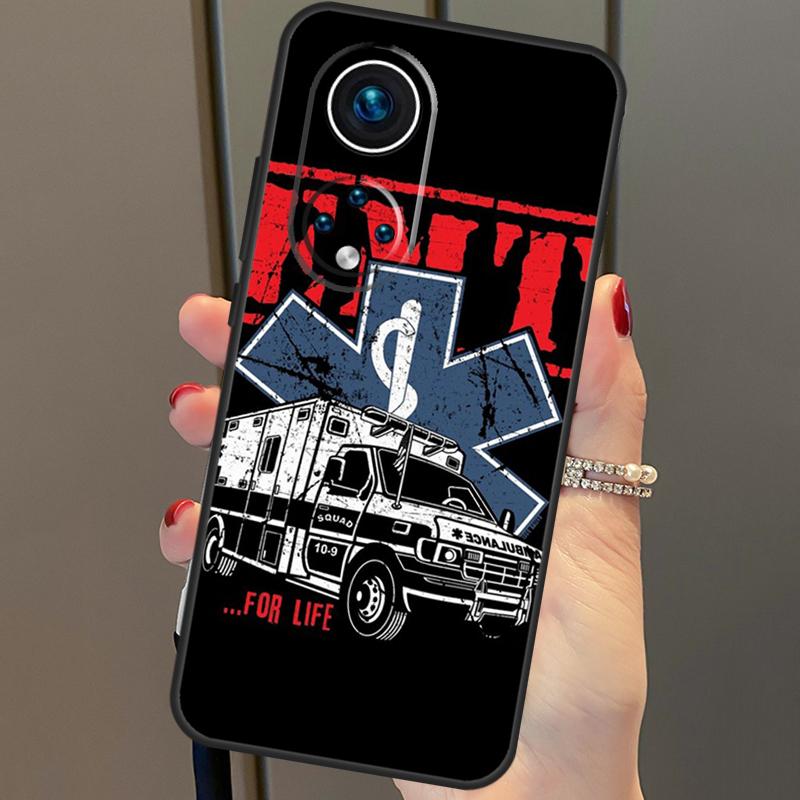 

EMT EMS Скорая помощь для Huawei P30 Pro P20 P40 Nova 5T 9 P Smart Z 2021 Чехол Coque для Honor 8X 9X 10i 50 Lite Honor 50 Lite
