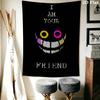 Deltarune Wall Tapestry Aesthetic Wall Hanging Printed Fabric Blanket Decorative Tapestries for Bedroom Living Room Home Decor
