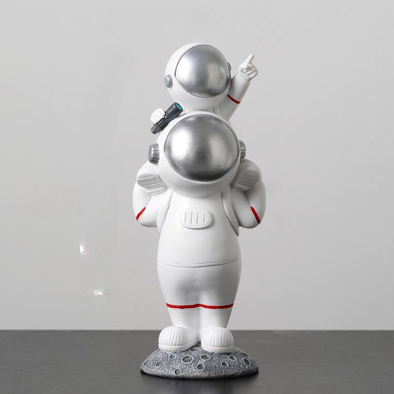 Family Astronaut Desktop Decoration Astronaut Series Office Nightstand Living Room Home Decoration Male Gift