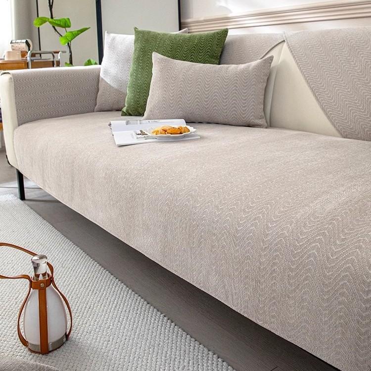 New Sofa Cushion, Universal In All Seasons, Non-Slip Seat Cushion, Simple And Dirt-Resistant High-End Fabric, Sofa Cover Cover Cloth