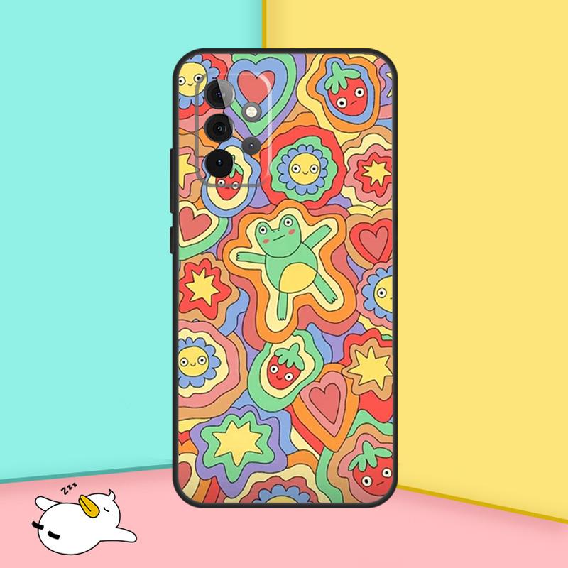 Cute Indie Hippie Case For Samsung Galaxy A32 A52 A12 A14 A34 A54 A51 A71 A53 A33 A13 A15 A25 A35 A55 Cover