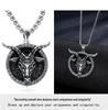 Xiweier Retro Bull Head Necklace - Unisex Copper Pendant