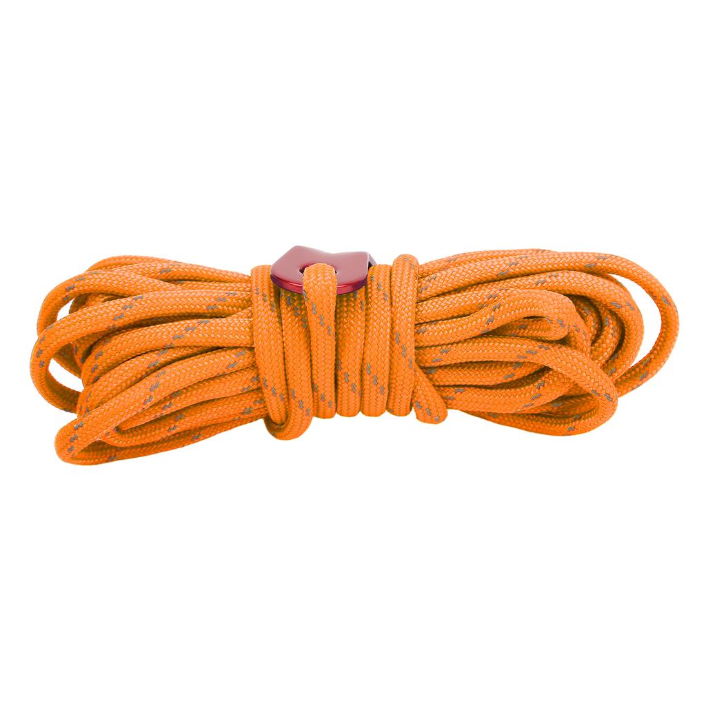 Reflective Guyline Tent Rope Thickened Windproof Camping Cord with Aluminium Alloy Wind Rope Buckle for Outdoor Camping