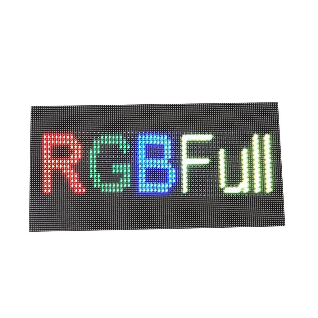 LED Programmierbares Schild Vollfarbe IP64 Regendicht Multifunktionales Laufschrift-Werbe-LED-Schild für