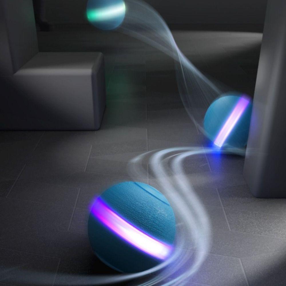 Automatic Rolling Electric Smart Ball USB Pet Toy Silent Cat Teaser  Cat
