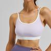 Cross Belt Seamless Sports Bra Anti-shake Underwear for Women Fashionable Yoga Soft Bra  Women