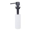 Black Finished Kitchen Dish Soap Dispenser Built In Counter Top Dispenser Deck Mounted Square Pump Kitchen Sink Soap Dispensers