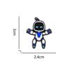 Kawaii Robot Enamel Pin Casual Game Character Badge Novelty Fun Jewelry Hats Jeans Decorative