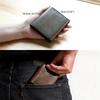 Genuine Leather Handmade Wallet for Men [IJUN] Bi-fold