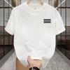 Men Cool Cotton T Shirt Short Sleeve Crew Neck Casual Basic Tee Top Soft Breathable Summer Daily Wear Solid Color Comfortable Fashion Style