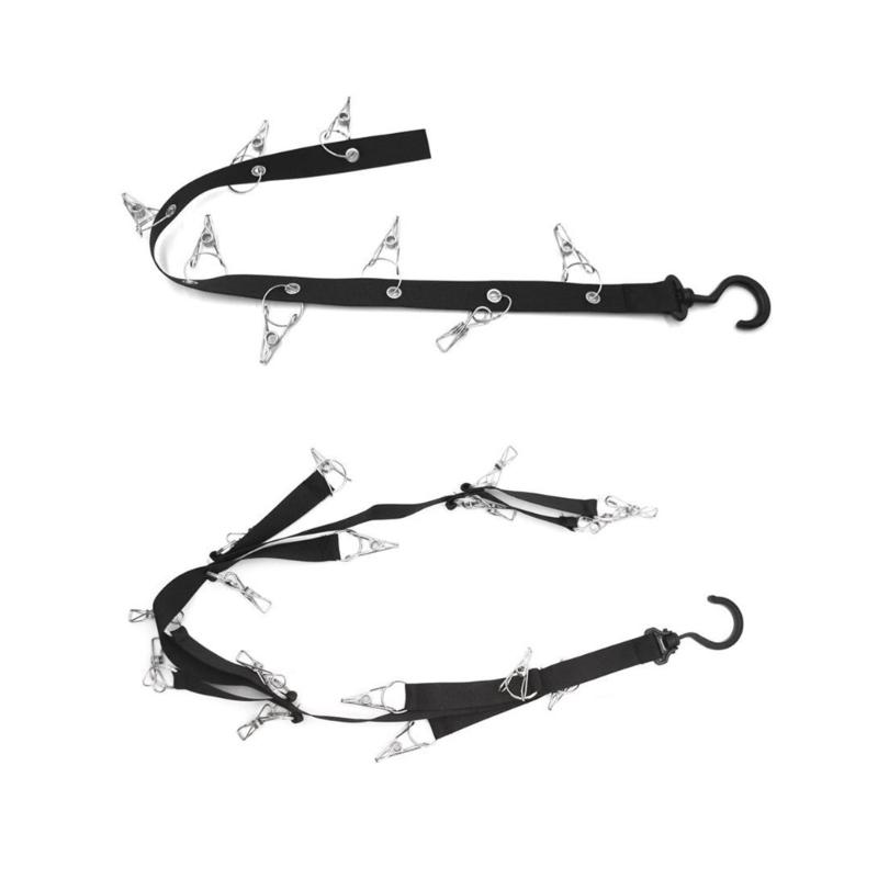 Stylish Hat Organizers Holder Rack for Closet Rod Easy Storage Hangers With 16 Large Clip for Baseball Golf Beanies