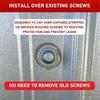 5/10/20Pcs Stainless Steel Roof Bolt Caps Directly Cover Spiral Cap Roofing Screw Caps  Outdoor