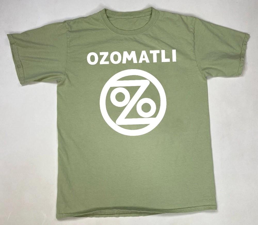 Ozomatli - Rock the Locks Music Green Full Size Shirt Unisex T-Shirt S