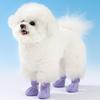 4pcs/set Breathable Waterproof Dog Shoes EVA Pet Boots Durable Dog Sandals Walking