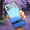 For Xiaomi Redmi Note 12 4G 2023 Case Tempered Glass Starry Marble Hard Back Protective Cover for Redmi NOTE 12 Note12 4G Global
