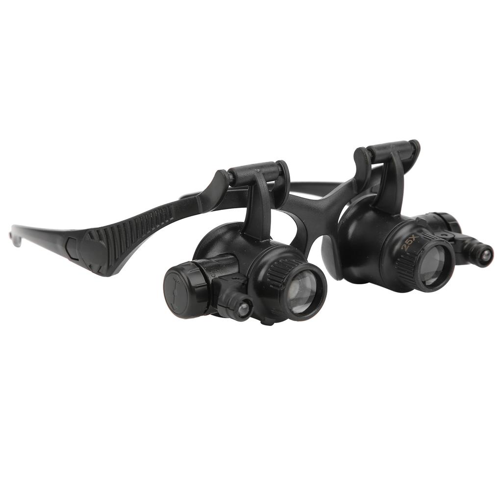 Jewelry Magnifying Glass with 2 LED Light 8 Interchangeable Lens 10X 15X 20X 25X