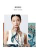 100% Mulberry Silk Printed Square Towel Scarf for Women