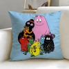 Federa Cuscino Classica Cartone Animato Barbapapa Morbida e Facile da Lavare – Versatile per Divano, Letto, Viaggio e Ufficio