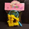 Baby Bath Toys: Squeeze & Squawk Yellow Duck with Net and Soft Marine Animal Set