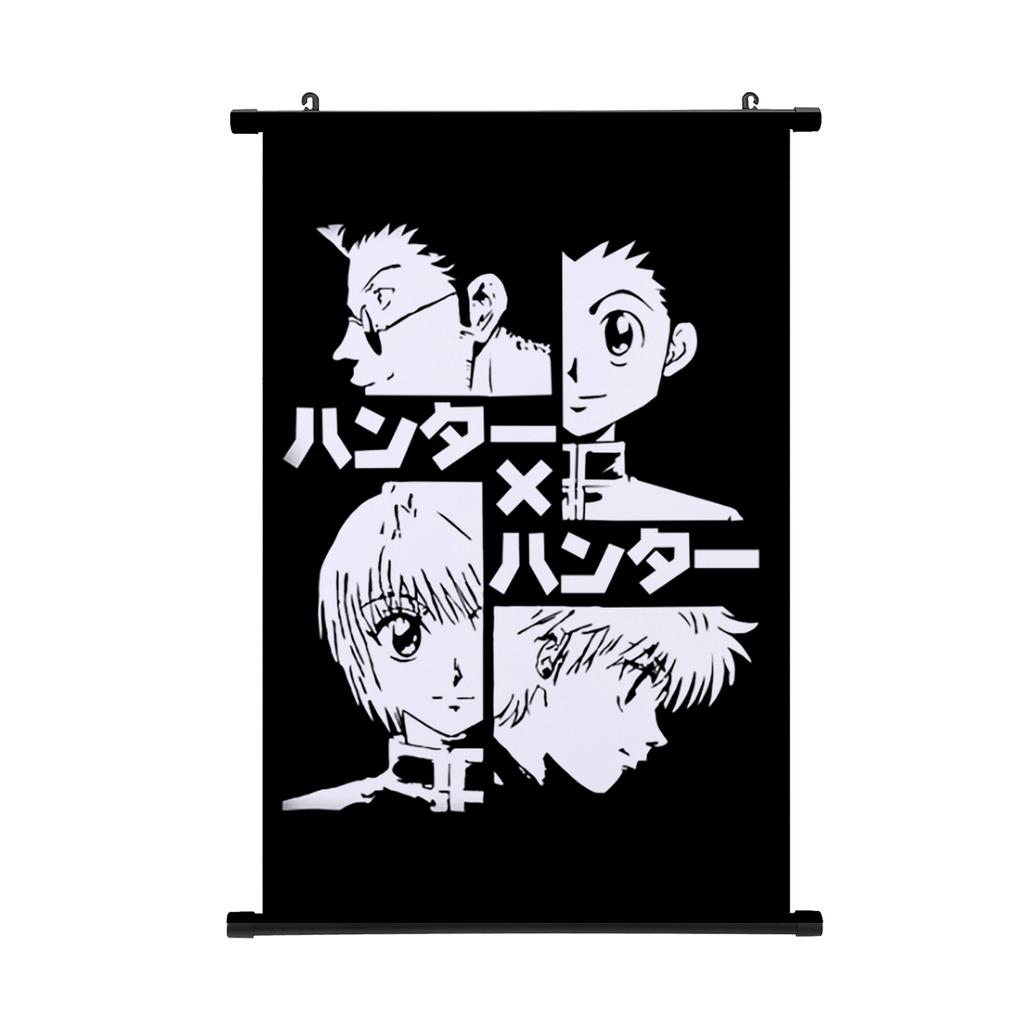 HUNTER X HUNTER Painting Scroll Poster Gon Freecss Killua Hisoka Home Decor Hanging Painting Boys Girls Scroll Poster