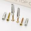 30 Sets Stainless Steel Drywall Concrete Drilling Plug Expansion Bolt Fasteners Self-Tapping Screw And Expansion Tube Anchor Kit